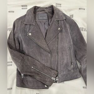 Grey suede jacket